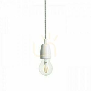 Shade, Lampshade Fabio Hanging Set Black/White Porcelain 230 V E27 42 W. small 4