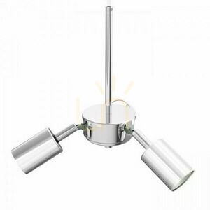Rendl TRIX R10615 pendant suspension set for lampshades, chrome, 3×E27 small 3