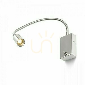 Wall lamp Versa wall lamp Nickel Mat 230 V Led 3 W 40° 3000 K small 1