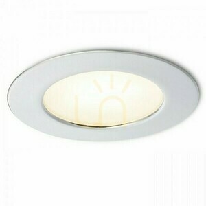 Recessed luminaire Inez R Chrome 12 V= Led 3 W Ip44 3000 K small 0