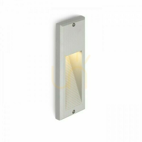Check Faca Silver Grey Outdoor Recessed Luminaire 230 V Led 2 W Ip54 3000 K