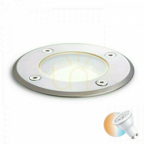 Check Orbu R Stainless Steel Outdoor Recessed Luminaire 230 V Gu10 35 W Ip67
