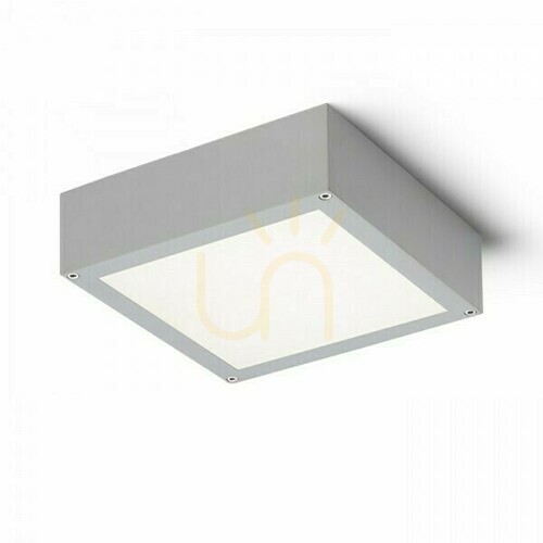 Check Plafonds Outdoor Scott Ceiling Silver Gray 230 V Led 9.8 W Ip54 3000 K