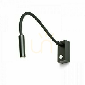 Wall lamp Aim On Flexible Arm Black 230 V Led 3 W 45° 3000 K small 1