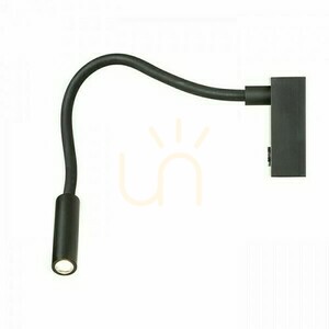 Wall lamp Aim On Flexible Arm Black 230 V Led 3 W 45° 3000 K small 3