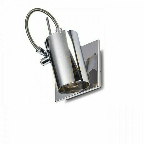 Check Bugsy I Wall Surface Mounted Lamp Chrome Glass 230 V Gu10 50 Watt.