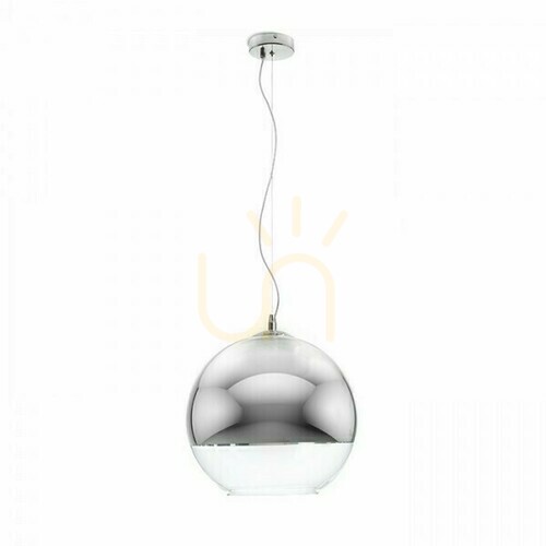 Check Beau Monde 35 Pendant Lamp Chromed Glass/Transparent Glass 230 V E27 25 W.