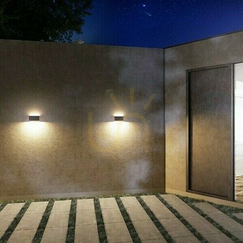 Check Wall lamp Woop wall lamp Anthracite 230 V R7s 78mm 48 W Ip54