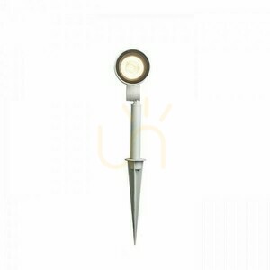 Direzza Outdoor Spotlight On Wedge Silver Grey 230 V Gu10 35 W Ip54 small 1