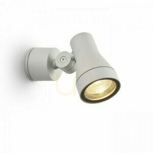 Direzza Rendl outdoor wall light silver grey GU10 max. 8 W IP54 small 2