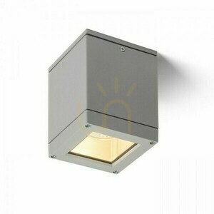 Plafonds Outdoor Quadra M Ceiling Silver Gray 230 V E27 75 W Ip54 small 0