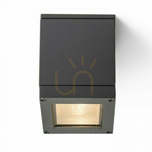 Check Plafonds Outdoor Quadra M Ceiling Anthracite 230 V E27 75 W Ip54