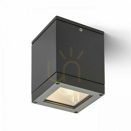 Check Plafonds Outdoor Quadra M Ceiling Anthracite 230 V E27 75 W Ip54