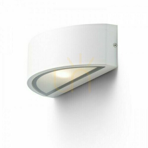 Check Outdoor wall lamp Lesa White 230 V E27 26 W Ip54
