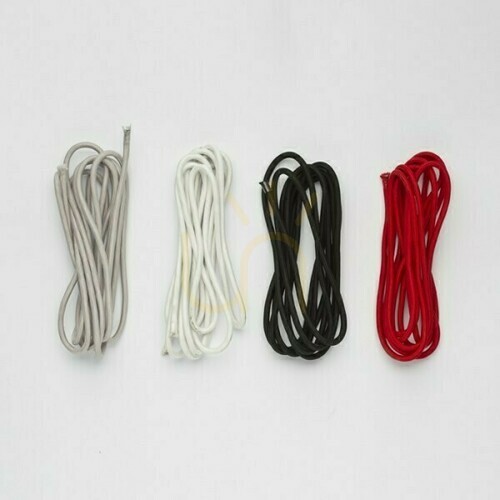 Check Accessory for lampshades Fit 3x0.75 4m Textile cable Black 230 V