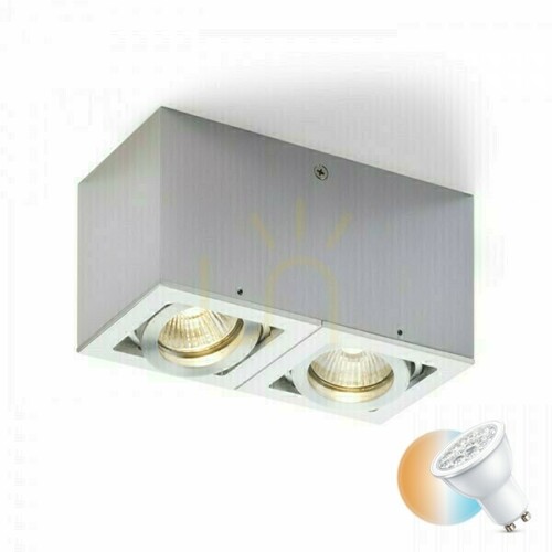 Check Rendl BERIT II aluminium recessed spotlight GU10 2 × 50 W R10120