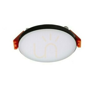 Recessed luminaire Bjork R 9 Black 230 V Led 6 W 3000 K small 2