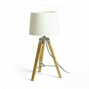 Rendl ALVIS R13339 Bamboo and Chrome Table Lamp Base E27 small 4