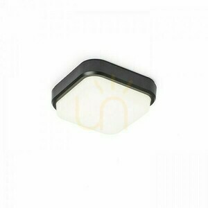 Outdoor Plafonds Taris Sq 17 Surface Mounted Black Plastic 230 V Led 8 W Ip54 3000 K small 1