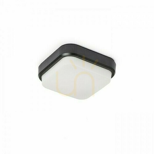 Check Outdoor Plafonds Taris Sq 17 Surface Mounted Black Plastic 230 V Led 8 W Ip54 3000 K