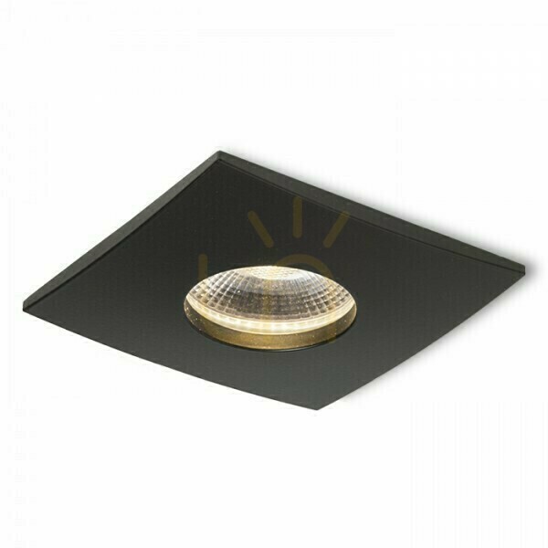 Recessed luminaire Waterboy Sq Matte Black 230 V Led 10 W 40° Ip65 3000 K
