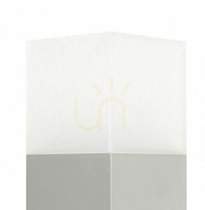 Outdoor Standing Garden Lamp SU-MA Cube Silver 83 cm CB-830 AL small 1