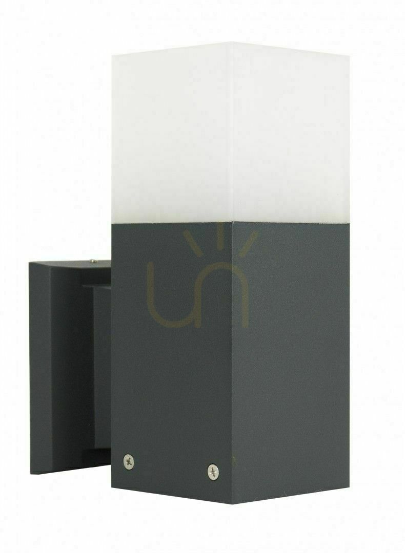 Outdoor Wall Lamp SU-MA CUBE Dark Gray 20W IP44 E27 CB-K DG