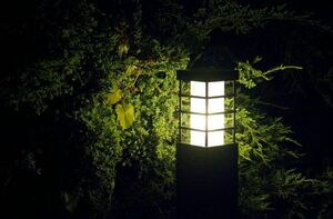 Outdoor Post Light SU-MA RADO II 1 BL Black 75 cm E27 IP54 small 2