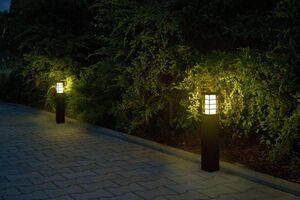 Outdoor Post Light SU-MA RADO II 1 DG Dark Gray 75 cm LED 18W IP54 small 3