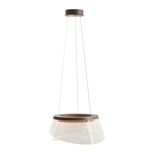 Check Italux Bronze LED Pendant Light 56 cm PND-59178-47W-3K