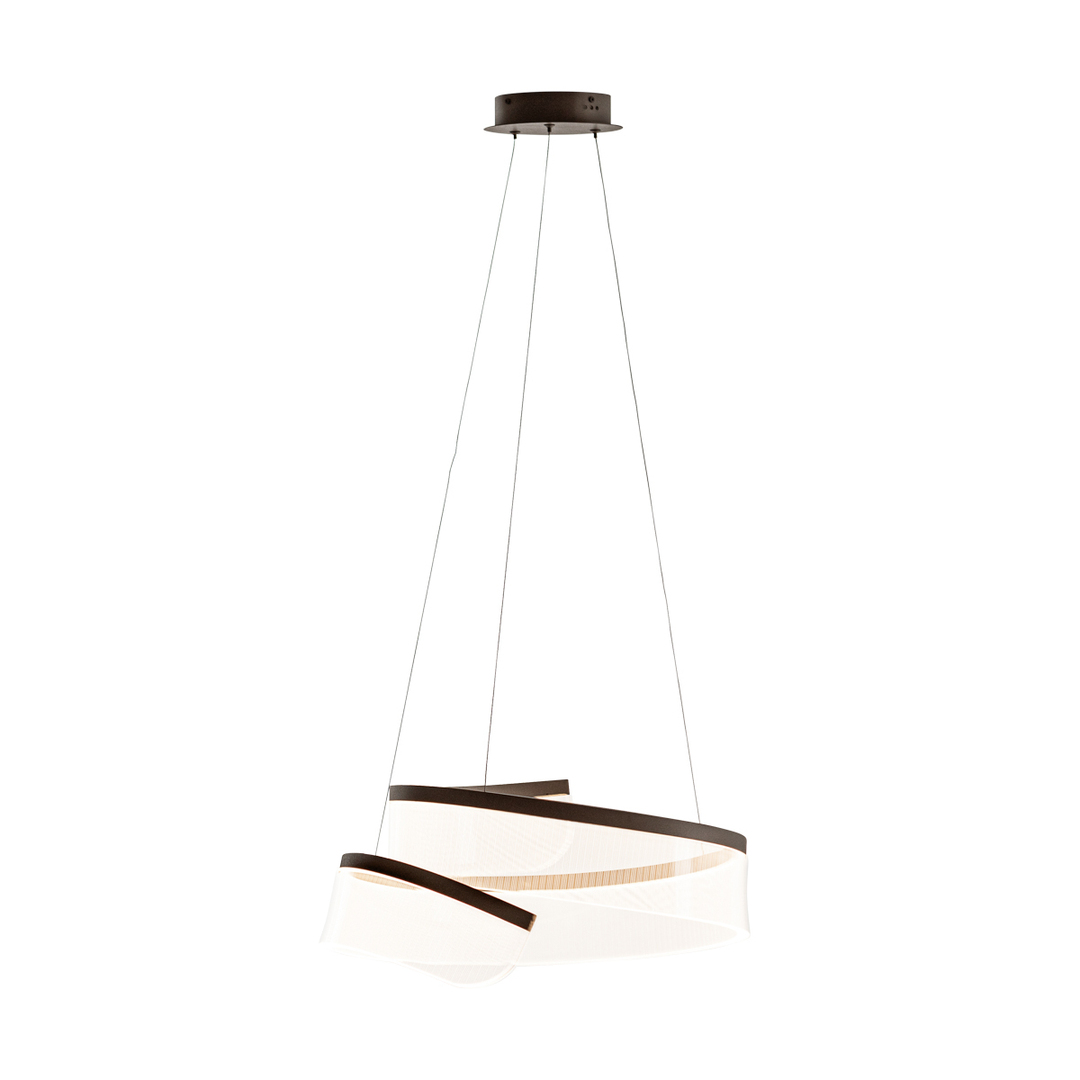 Italux Brown LED Pendant Light 54 cm PND-58728-45W-3K