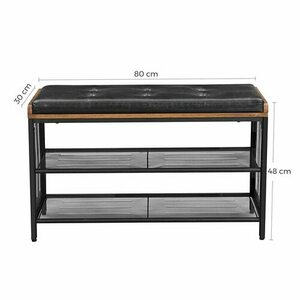 Shoe Cabinet with Seat - LBS75X small 2