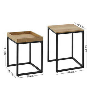 Coffee Table 2 piece - LNT02N small 2