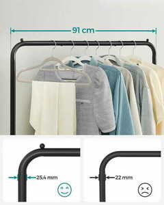 Clothes Hanger on Wheels - HSR25BKV1 small 4