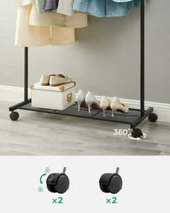Clothes Hanger on Wheels - HSR25BKV1 small 6