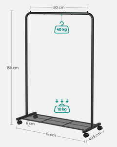 Clothes Hanger on Wheels - HSR25BKV1 small 7