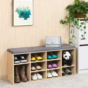 Shoe Cabinet with Seat - LHS10NLV1 small 1