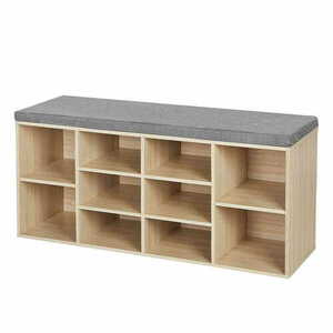 Shoe Cabinet with Seat - LHS10NLV1 small 0