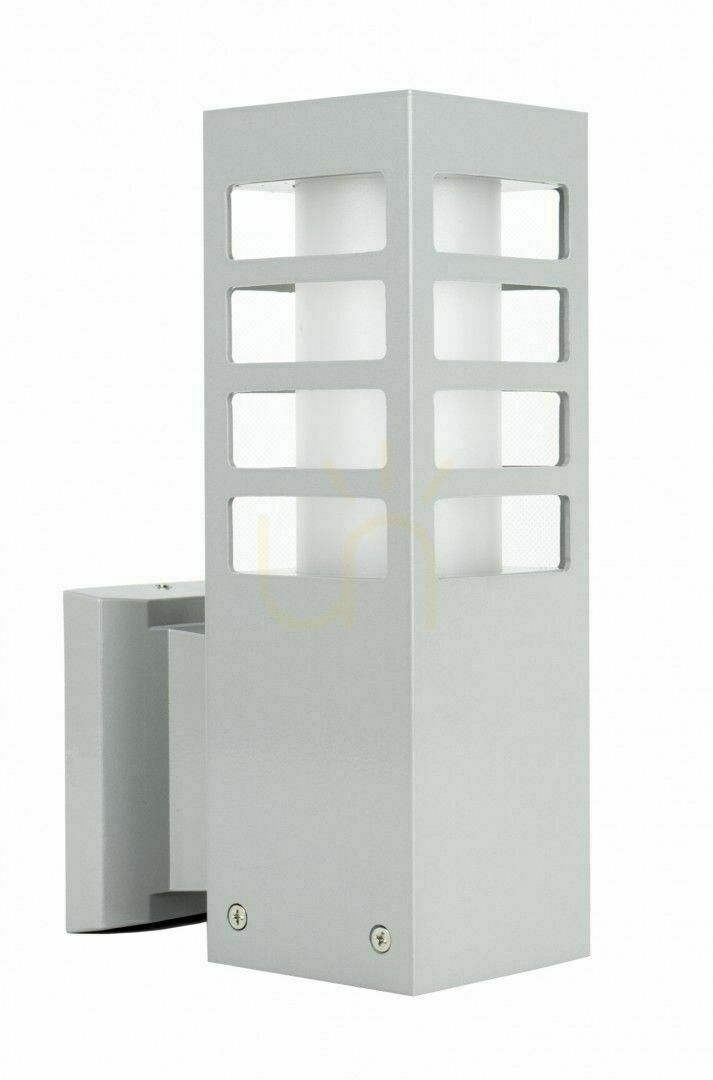 Outdoor Wall Lamp SU-MA RADO III K AL Silver Aluminum 18W IP54 E27