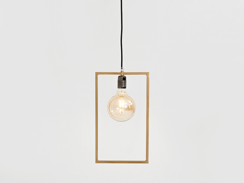 Check PAROT-gold pendant lamp