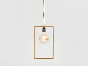 PAROT-gold pendant lamp small 0