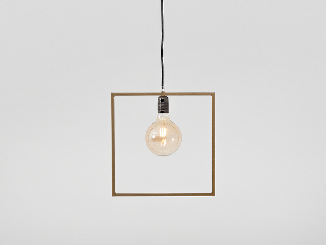 QUADO pendant lamp - gold