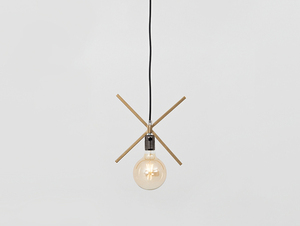 XLAMP pendant lamp - gold small 0