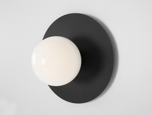 SKIVA BALL S wall lamp - black small 4