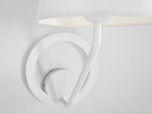 SHADE WALL wall lamp - white shade, white. small 4