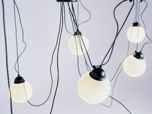 GLASS M 7 pendant lamp - black small 3