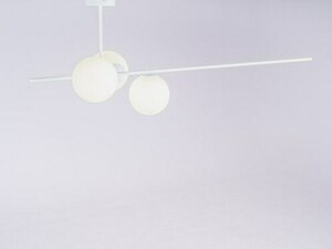 BOBLER horizontal pendant lamp - white small 3