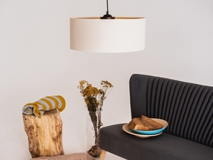 LINLIN COVER pendant lamp 50x20 - linen small 1