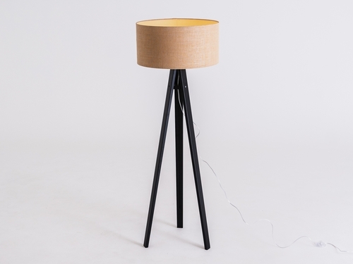 Check MASALA JUTE FLOOR 50x30 floor lamp - black.