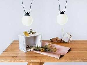 GLASS HANGMAN 2 pendant lamp - black small 1
